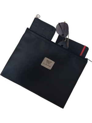 Wallery Bags Fermuarlı, Bileklik Askılı, Çok Amaçlı Çanta El Portföyü & Clutch Çanta
