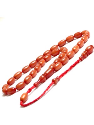 Burhan Sağlam Kapsül Kesim 12X8 mm Sıkma Kehribar Sistem Püsküllü Tesbih