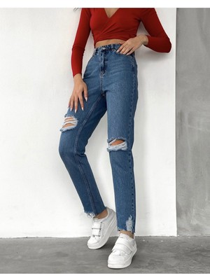 Aida Fashion Diz Lazer Mom Jeans