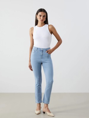 Lc Waikiki Yeni Sezon Straight Fit Kadın Jean Pantolon