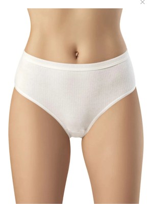 Kadın %100 Pamuk Ribana Fitilli Bato Bikini Külot 5’li Set – Siyah, Beyaz, Ten