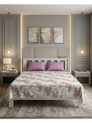 %100 Pamuk Pike Takımı 200X220 Çift Kişilik – Lastikli Çarşaflı (Çarşaf %80 Pamuk)