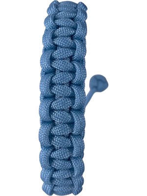 Evvel Aksesuar Buz Mavisi Paracord Bileklik