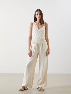 Lc Waikiki Yeni Sezon Beli Lastikli Kadın Pantolon