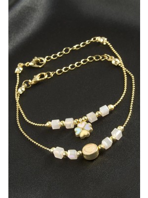 Esranın Dünyası Karışık Küp Kristal Bileklik RSBİJ34-ESRDNS