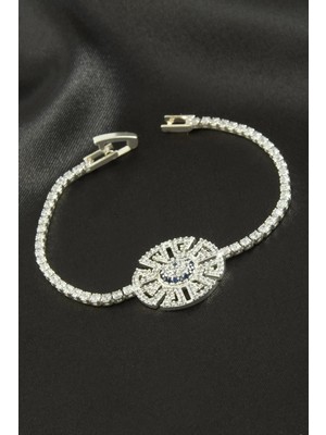 Esranın Dünyası Nazar Zirkon Taşlı Çocuk Bileklik 16 cm RSBİJ34-ESRDNS