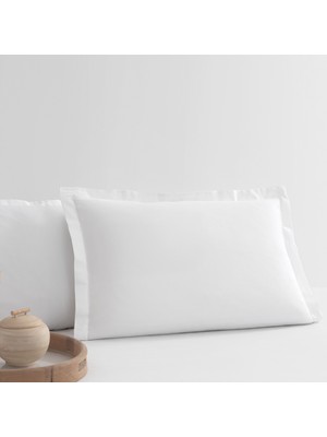 Yataş Nemty Pamuk Saten Yastık Kılıfı 2 Adet - Beyaz