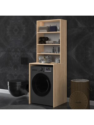 Kone Haus Nilly Sonoma Çamaşır Makinesi Banyo Dolabı KH2578