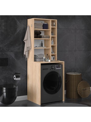 Kone Haus Pittax Sonoma Çamaşır Makinesi Banyo Dolabı KH2573