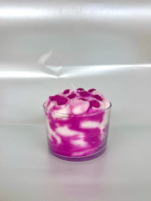 Berry Cream Candle | Yaban Mersinli El Yapımı Soya Wax Cam Mum