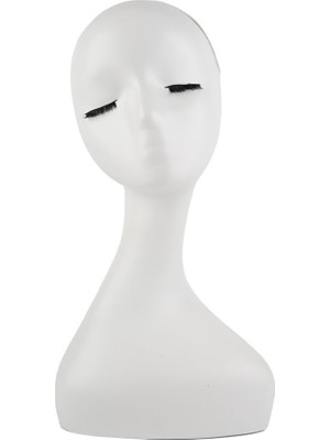 Indispensablely Peruk Mankeni / Beyaz / 45 cm