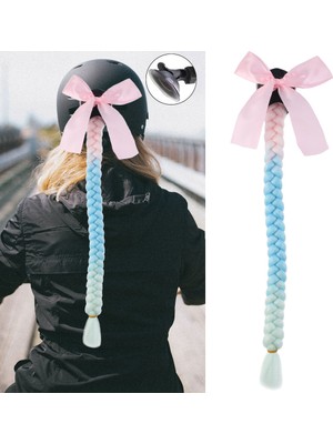 Indispensablely Motosiklet Kaskı Örgülü At Kuyruğu / ACM08