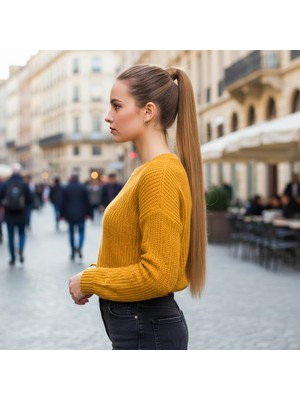 Indispensablely Fiber Sen Sihirli At Kuyruğu / Açık Kahverengi