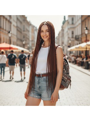 Indispensablely Afrika Örgüsü ve Rasta Için Sen / Kumral