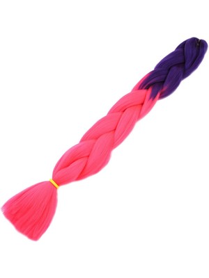 Indispensablely Afrika Örgülük Sen Ombreli 100 Gr. / Mor / Neon Pembe