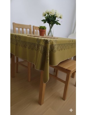 Milena Başak Desenli Masa Örtüsü Sofra Bezi