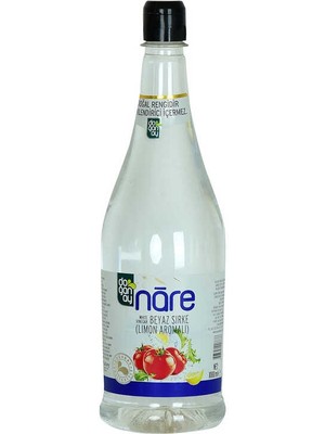 Indispensablely Nare Beyaz Sirke Limon Aromalı 1000 ml - Doğal Rengidir Renklendirici Içermez