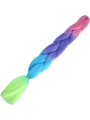 Indispensablely Afrika Örgülük Ombreli Sen 100 Gr. / Pembe / Mor / Açık / Neon Sarı