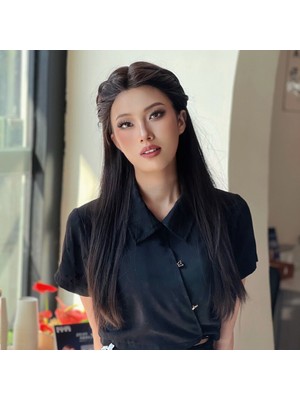 Indispensablely Sıcak Kahverengi Düz Tül Peruk