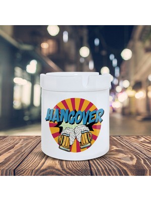 Asilmeydan Hangover Küllük Pop Art Baskılı Kül Tablası K-105
