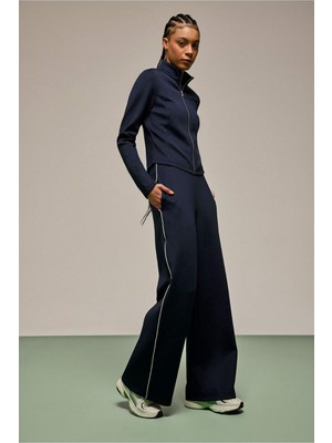 DeFacto Wide Leg Skuba Dalgıç Kumaş Sporcu Eşofman Altı F9492AX26SP