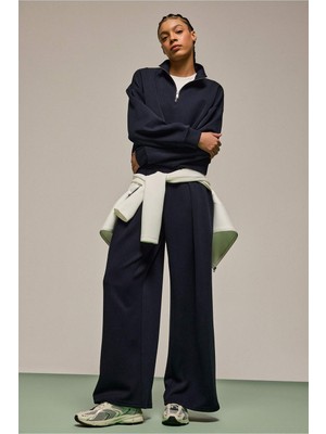 DeFacto Wide Leg Cepli Geniş Paça Uzun Boy Modal Sporcu Pantolon F9493AX26SP