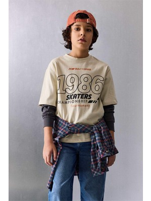 DeFacto Oversize Tişört Erkek Çocuk G8012A826SP