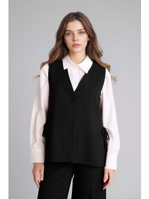 DeFacto Relax Fit Bağlamalı Süveter G9309AX26SP