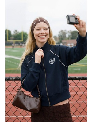 DeFacto Loose Fit Dik Yaka Fermuarlı Sweatshirt G8117AX26SP