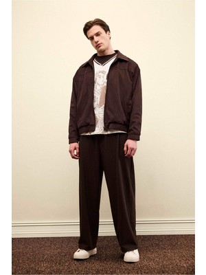 DeFacto Barrel Fit Geniş Düz Paça Cepli Pantolon F7975AX25AU