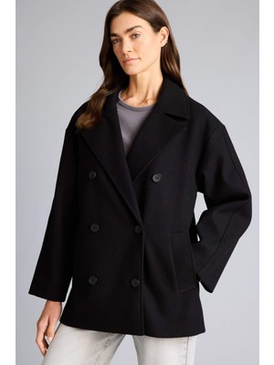 DeFacto Regular Fit Ceket Yaka Kaşe G7387AX26SP