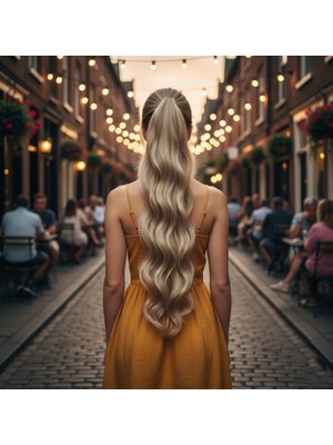 Indispensablely Tokalı Dalgalı At Kuyruğu / Balköpüğü Platin Röfleli