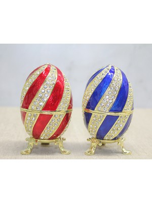 Değirmen Grup Swarovski Taşlı Yumurta - Model 8