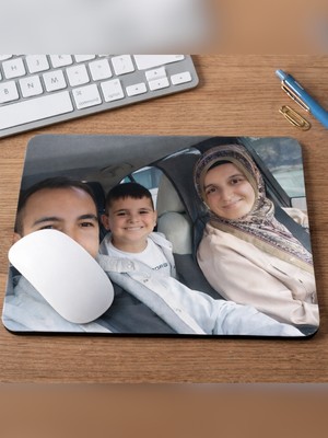 Miracix Kişiye Özel Fotoğraflı Mouse Pad – Resimli Isim Baskılı Mousepad Hediyelik