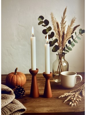 Piccomino Minimalist "arch" Serisi Şamdan - Şık Ev Hediyesi ve Dekoratif Masa Aksesuarı