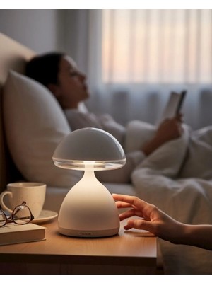 Mantar Lamba, Gece Lambası, Masa Lambası, Abajur