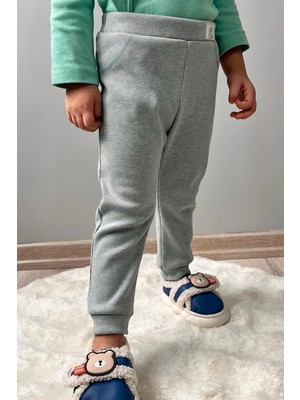 Breeze  Erkek Bebek Eşofman Altı Cool Yazı Armalı 9 Ay-3 Yaş, Su Yeşili