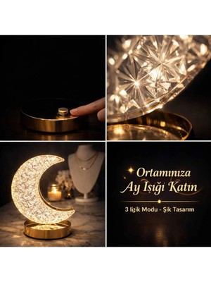 Banum Luxury Ramazan Temalı Ay Lambası