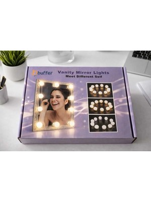 Banum Luxury Ayna Parlaklığını Arttırıcı Vantuslu LED Lambalar