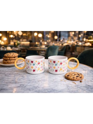 Bahar Çiçekleri Kahve Fincanı