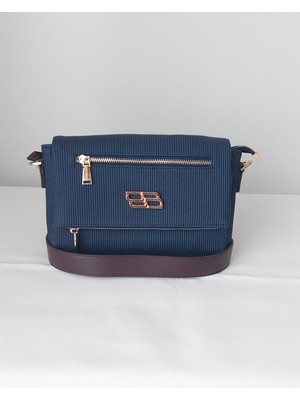 261GK600 Model Sarach Marka Lacivert Renk El ve Omuz Çantası
