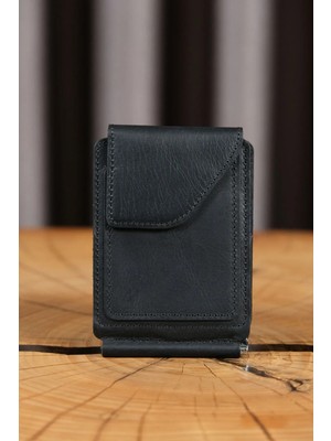 Lenax Tokyo Hakiki Dana Derisi Erkek Kartlık ve Cüzdan – 12 Kart Bölmeli, Mandallı Para Bölmeli, Mıknatıslı Kapaklı Premium Gerçek Deri Kartlık ve Cüzdan