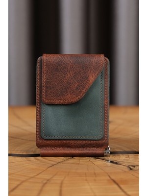 Lenax Tokyo Hakiki Dana Derisi Erkek Kartlık ve Cüzdan – 12 Kart Bölmeli, Mandallı Para Bölmeli, Mıknatıslı Kapaklı Premium Gerçek Deri Kartlık ve Cüzdan