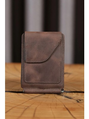 Lenax Tokyo Hakiki Dana Derisi Erkek Kartlık ve Cüzdan – 12 Kart Bölmeli, Mandallı Para Bölmeli, Mıknatıslı Kapaklı Premium Gerçek Deri Kartlık ve Cüzdan