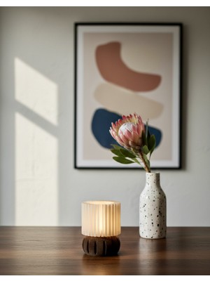 Piccomino Stria Lumina Dokulu Masa Lambası