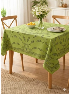 Milena Başak Desenli Masa Örtüsü Sofra Bezi