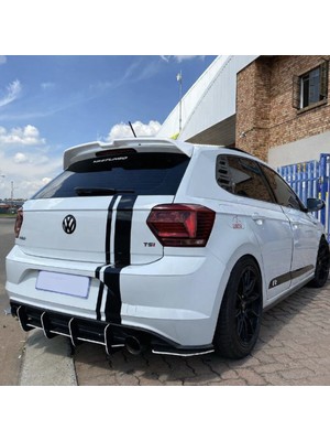 Aftermarket 2009-2017 Volkswagen Polo Oettinger Spoiler Beyaz