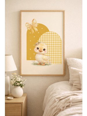 (Çerçevesiz) Sarı Civciv Poster, Çocuk Odası Poster