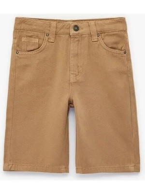 Koton Erkek Çocuk Kot&kanvas Şort 6SKB40019TD