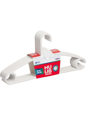 Huub Giysi Askısı 6'lı 5 Adet